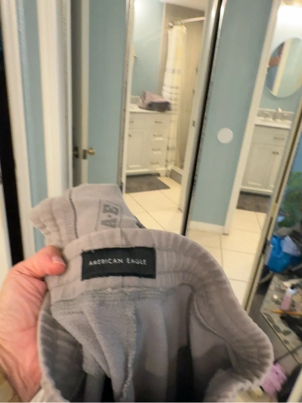 American Eagle Gray Relaxed Jogger Sweatpants XS
